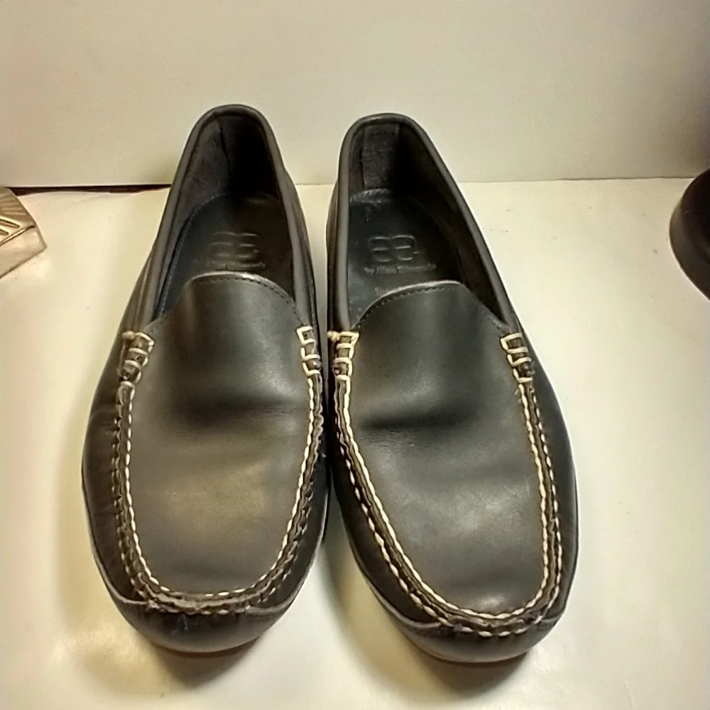 Allen Edmonds Interstate 90 Blue Leather Driving Loafers Shoes Men's sz 8.